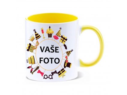 49 rámik PÁRTY 1 FAREBNÝ žltý rámik