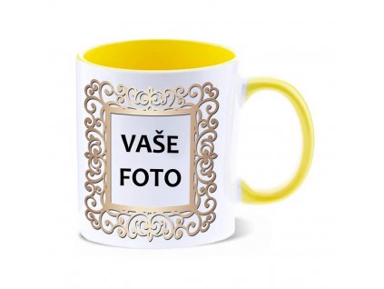 ORNAMENT žlyý rámik