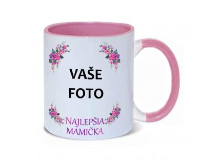 NAJLEPŠIA MAMIČKA farebný ružový rámik