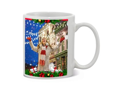 rámik Vianoce•hrnček biely2