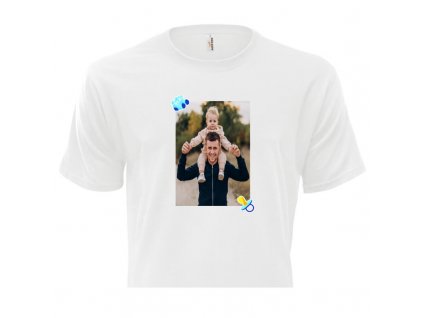 pánske tričko rámik Cumlík modrý 2