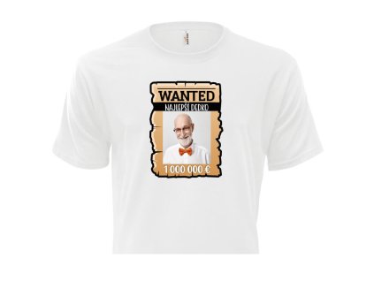 pánske tričko rámik Wanted Dedko 2
