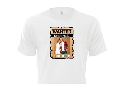 pánske tričko rámik Wanted Manžel 2