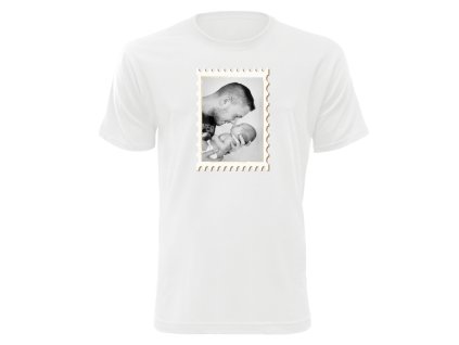 tričko pánske na výšku • rámik známka