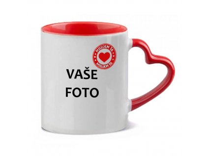 SRDCE PEČAŤ farebný červený uško srdce rámik