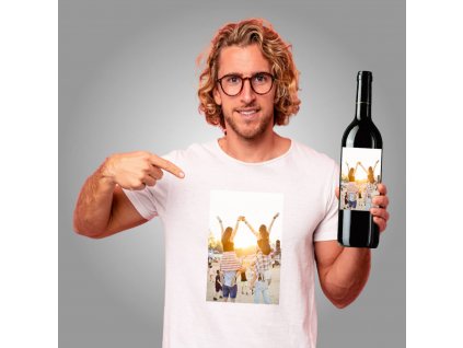 Set.pánskeTričko&víno 1