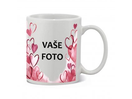 SRDIEČKA biely rámik