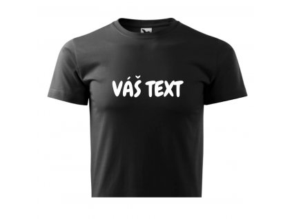 ČIERNE TRIČKO S TEXTOM 2