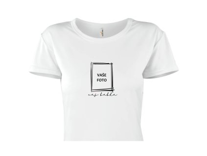 BIELE TRIČKO S FOTKOU Naj babka 1