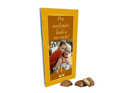 Čokoláda s fotkou Babka 2