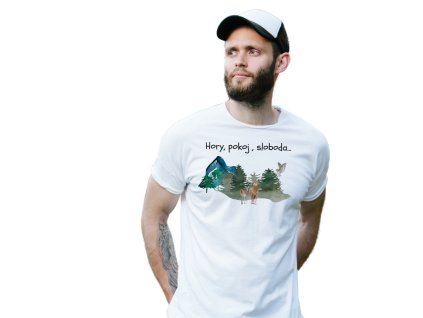 chalan v tričku hory jelene