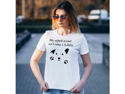 žena tričko pes čumačik