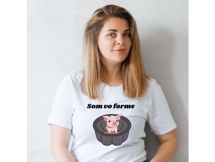 vtipne tričko vo forme dámske