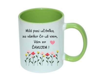 hrnček pre učiteľku z