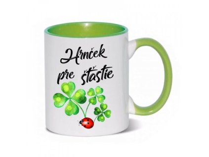 HRNČEK3131 3 stastie hrncek zeleny