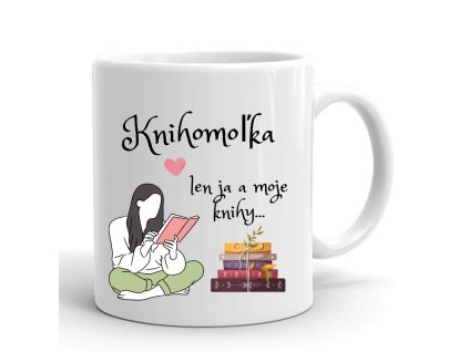 hrnček hrnček pre milovníčku knih 2