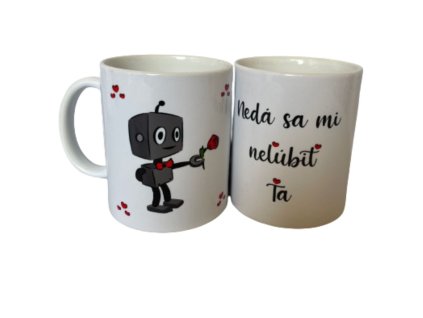 vtipny hrnček robot 1080