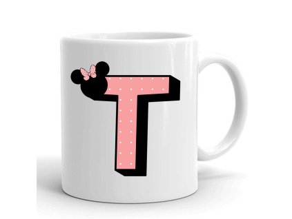 hrnček s pismeno t mini