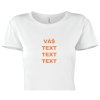 dámske tričko rámik vlastný text 2