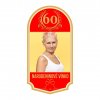 VÍNO šablóna Narodeninové 60 etiketa foto