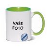 Hrnček s fotkou farebný rámik Otec pečiatka 350 ML FOTOpošta