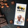 Čokoláda s fotkou Všetko najlepšie balóny biele