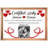 Certifikát lásky FOTO šírka