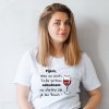 tričko pijem vino