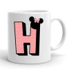 hrnček s pismenom h mini